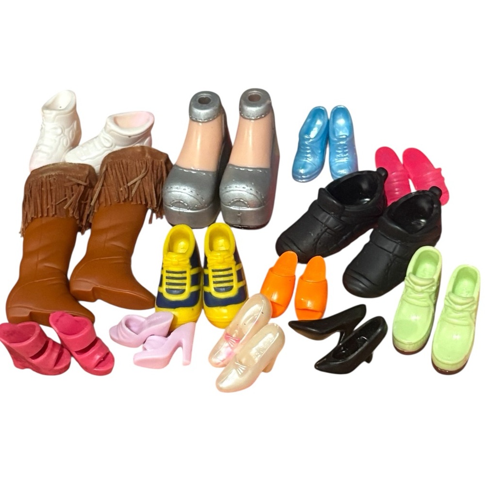 Barbie Ken & Bratz Fashion Doll Shoes 13 Pairs